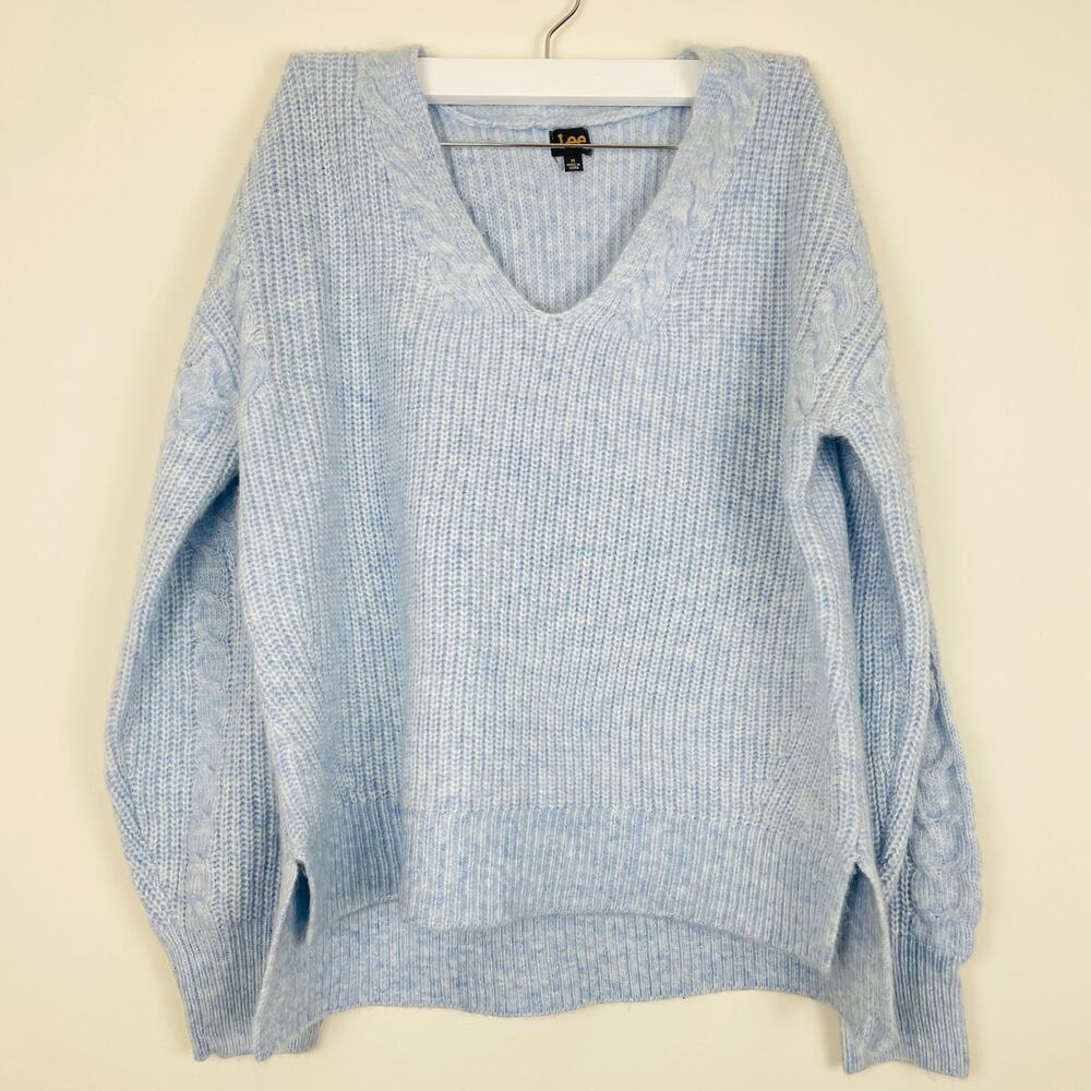 Lee Light Blue Women's Sweater Cardigan